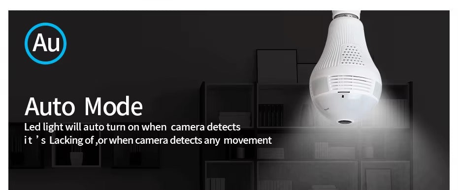 360° WiFi Panoramic Security Camera