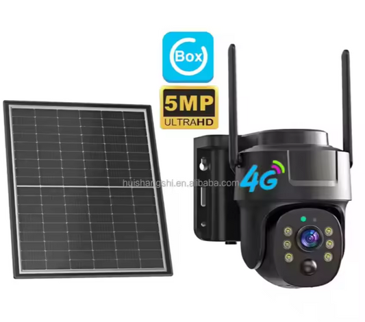 4G 5MP Solar CCTV camera