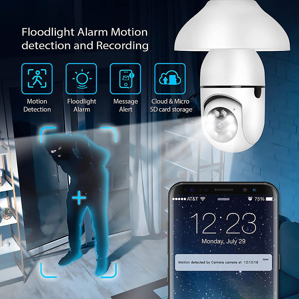 Telit Mall Smart Bulb WiFi Camera