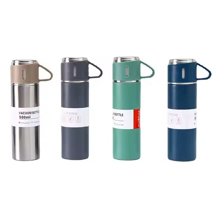 Insulated Stainless Steel Flask with Cup