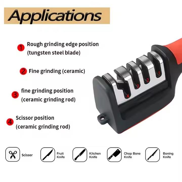 Multi-Stage Knife Sharpener