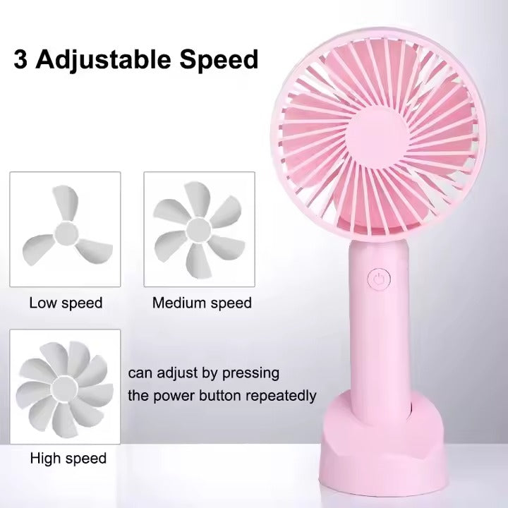 Portable Rechargeable Handheld Fan