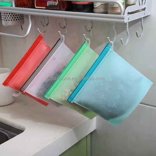 Reusable Silicone Food Storage Bags