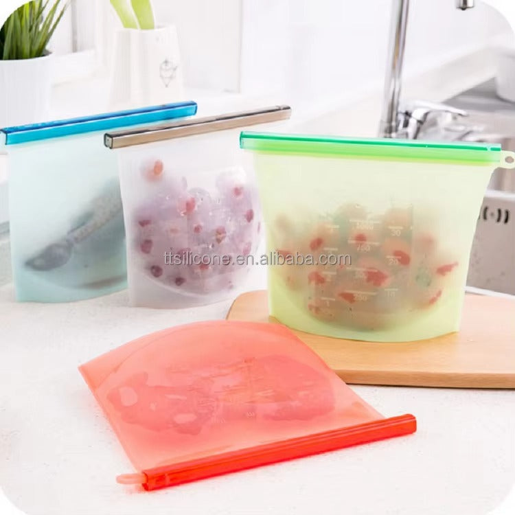 Reusable Silicone Food Storage Bags