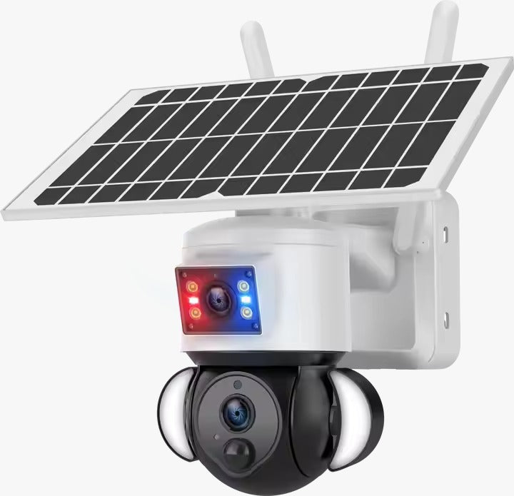 Solar-Powered 4G WiFi Security Camera