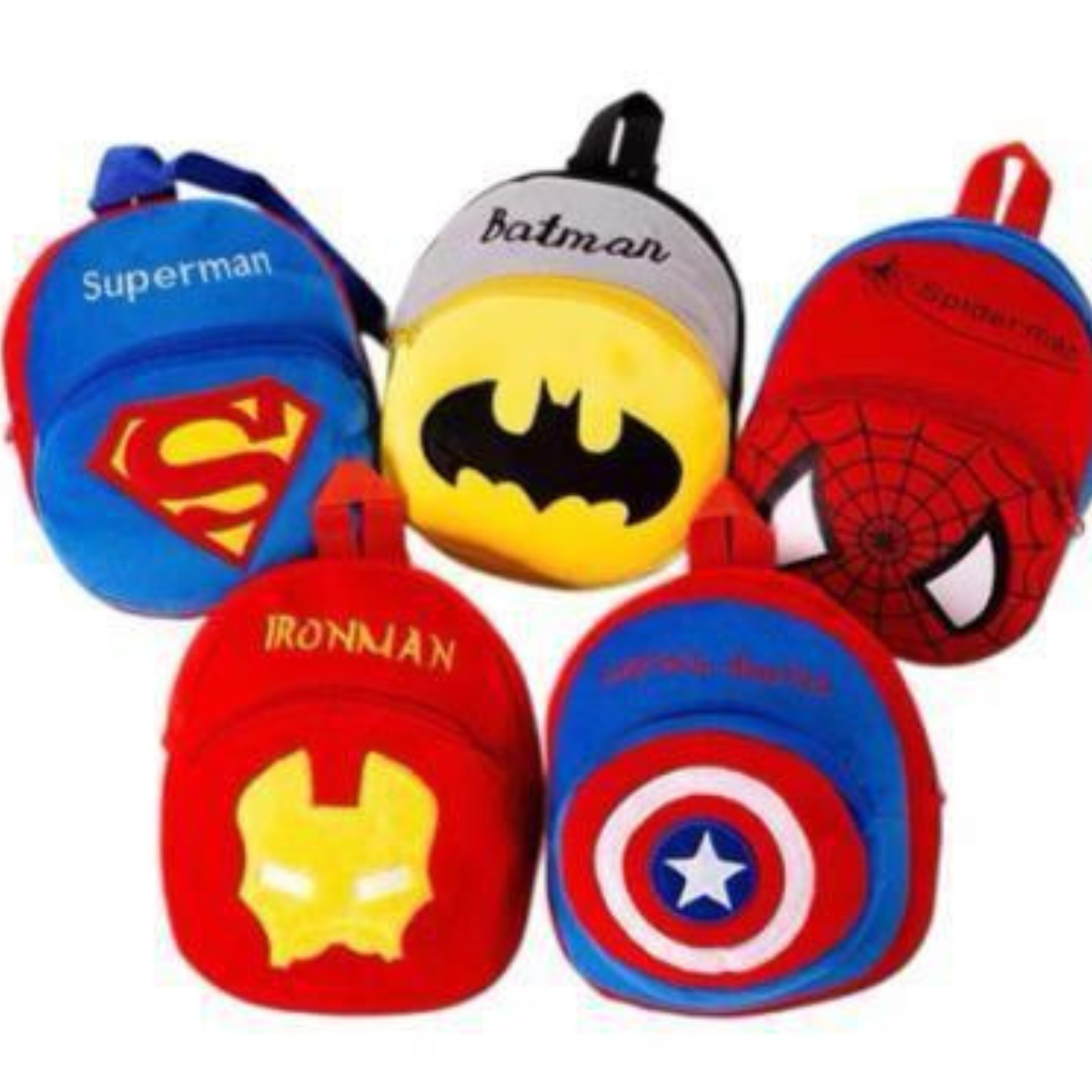 Superhero Plush Kids Backpack