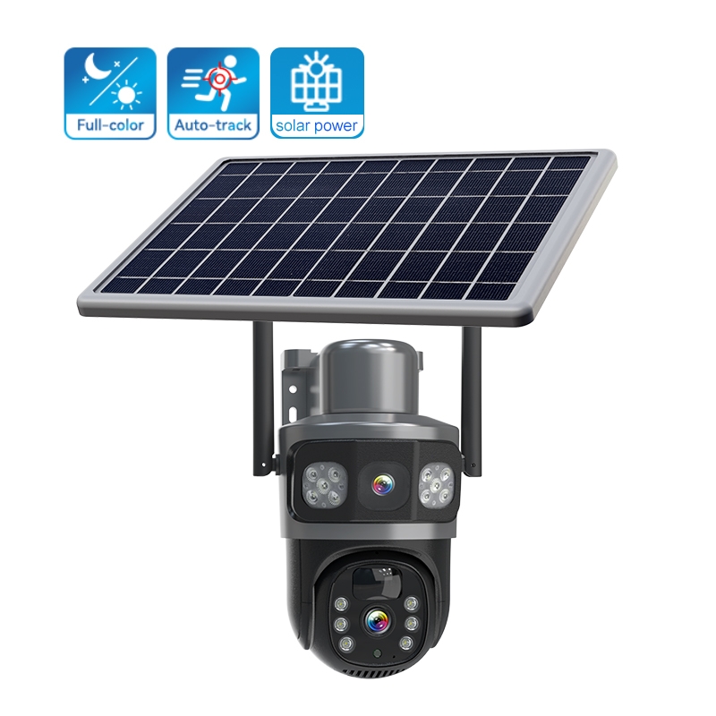 8MP Solar 4G Dual Lens CCTV Camera