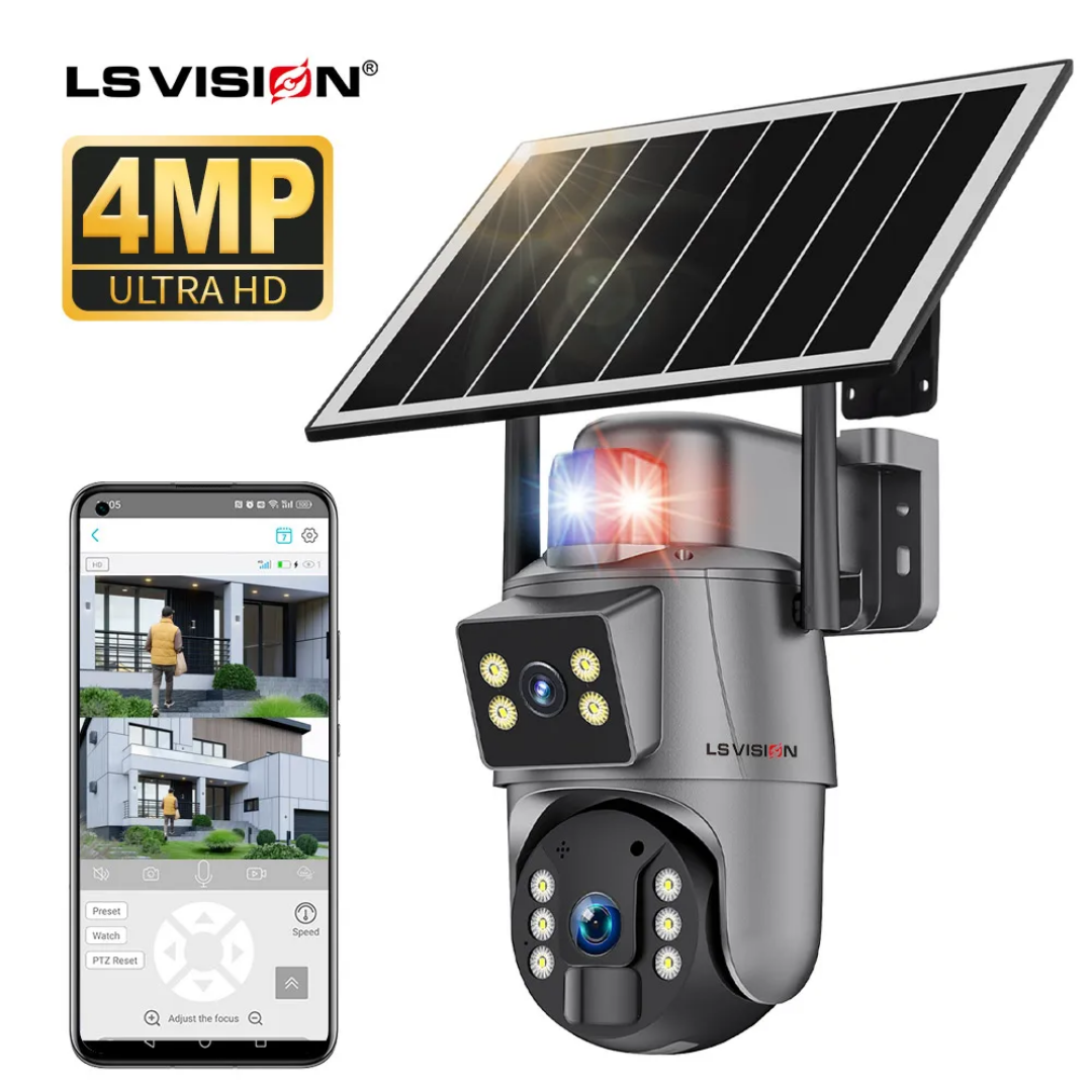 4MP Dual Lens Ubox 4G Solar CCTV