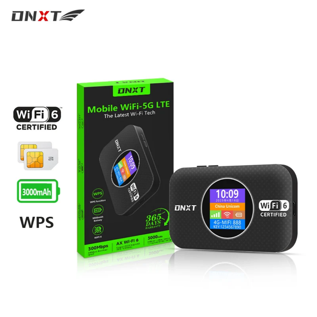 DNXT 300MBS WiFi 6 Router | Next-Gen Dual-Band Wireless Internet | Up to 300Mbps | for Home & Office